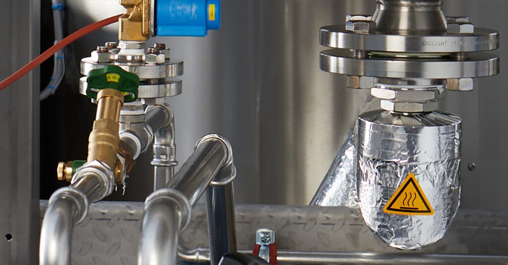 Isolierung JUMAG Dampferzeuger