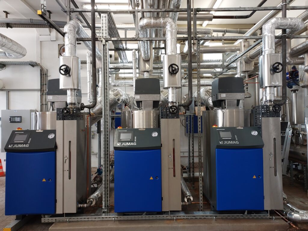 JUMAG Dampferzeuger DG560 im Einsatz bei NextPharma